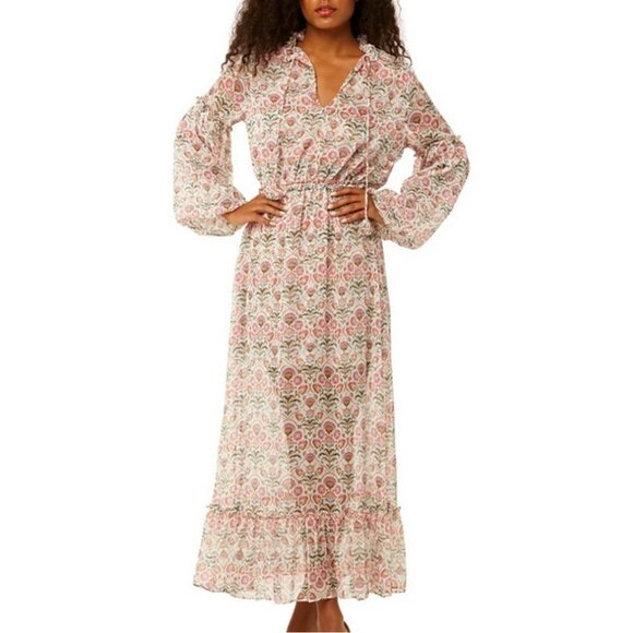 NWT! MISA Amata Floral Maxi Dress Size XS